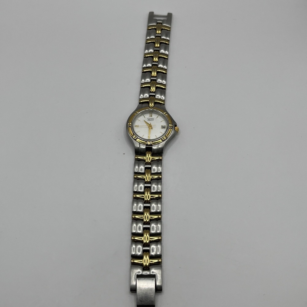 Citizen Elegance 1012-H20118 Women's 25mm Two Tone S/Steel Watch‎ NEW BATTERY - Picture 3 of 7